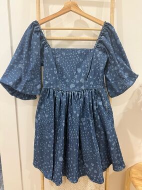Women’s Denim Hearts Dress